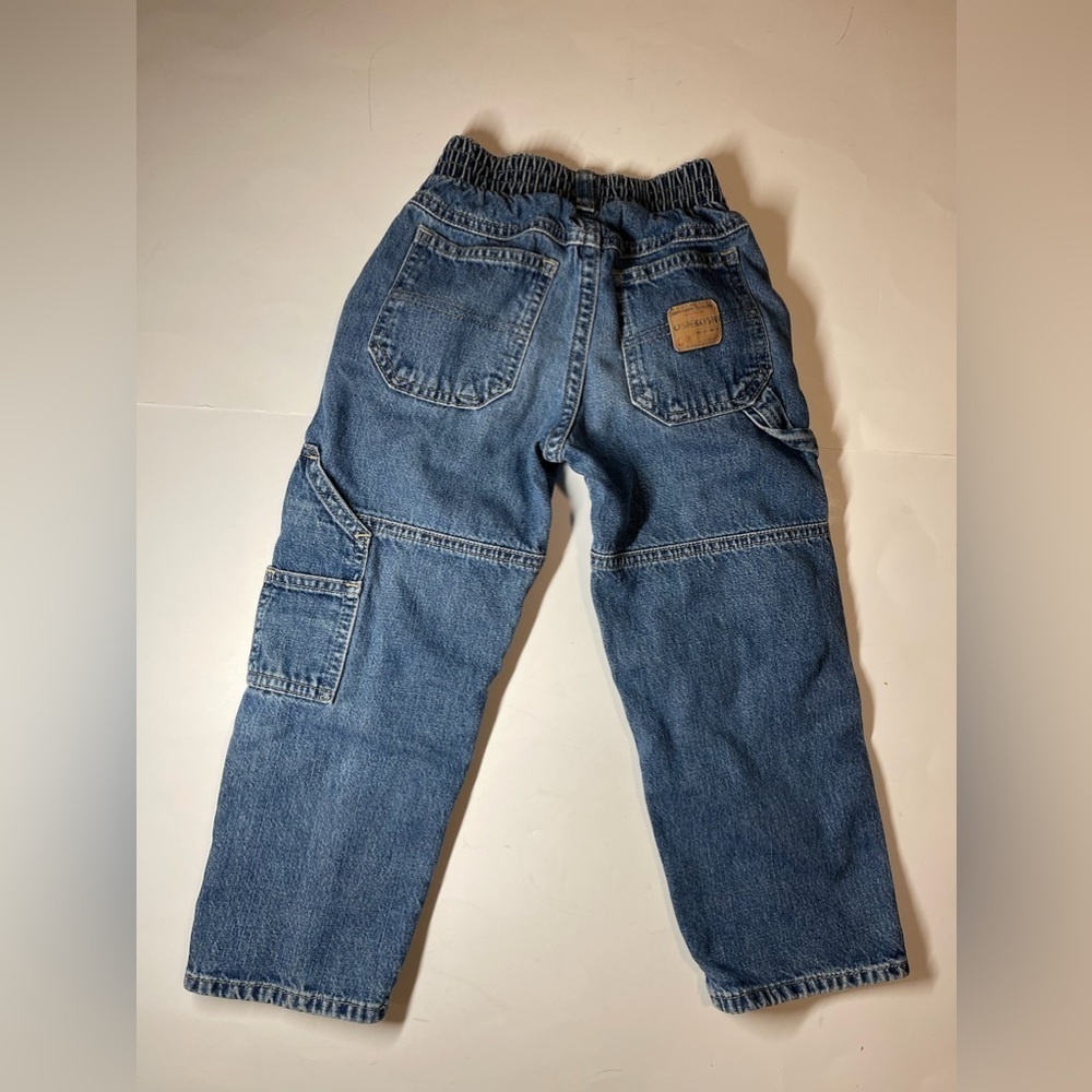 Kids outfit jeans and teddy shirt size 4 petit bateau / Oshkosh - Picture 5 of 5
